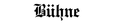 B&uuml;hne